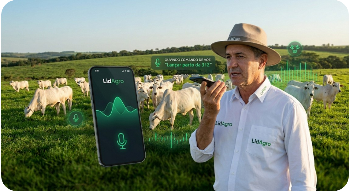 Produtor no campo